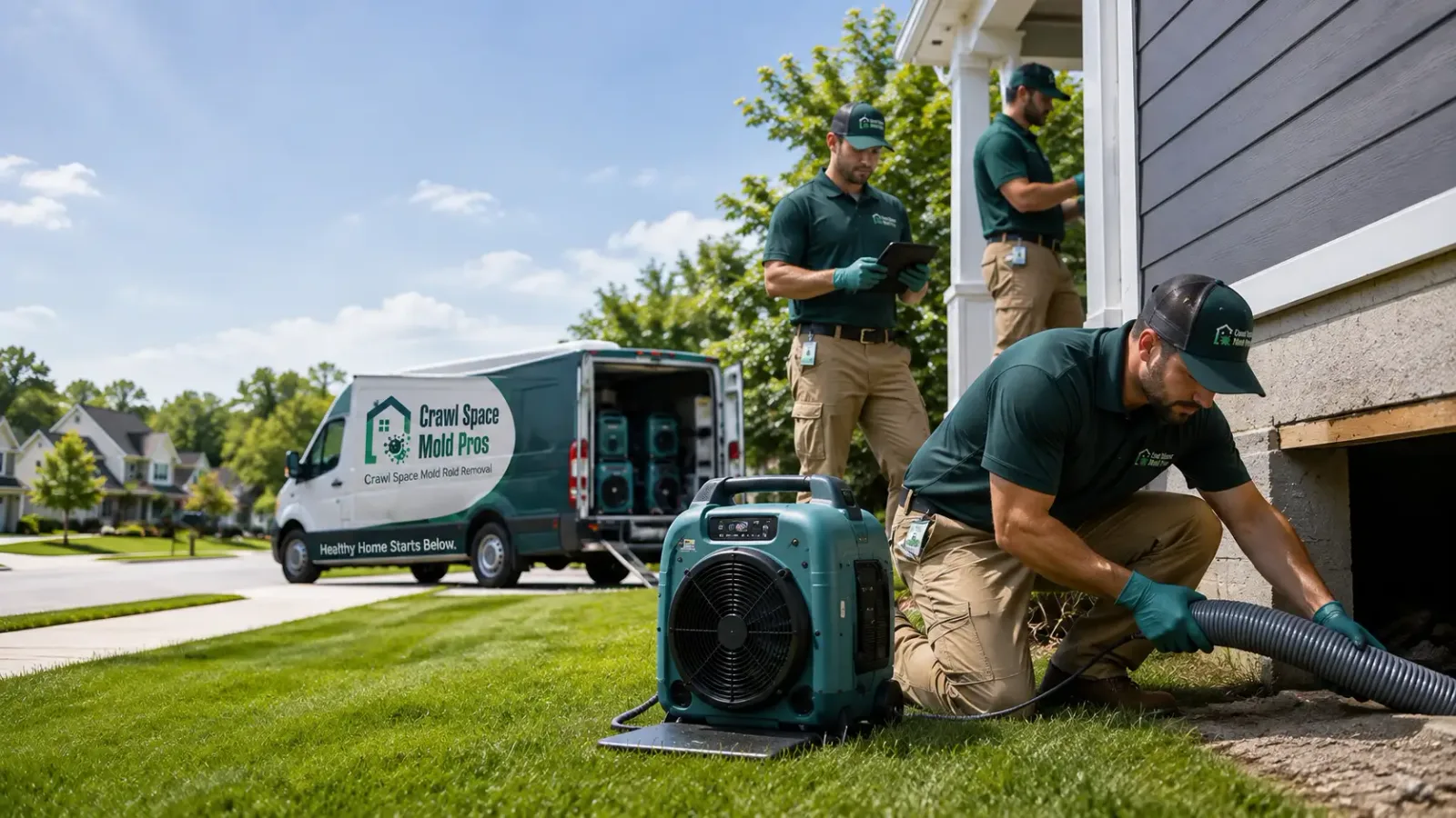 Crawl Space Mold Removal in Allison, IA